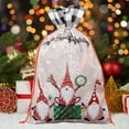 thumbnail image 5 of Christmas Drawstring Gift Bags 2-Pack, 22x14 Inch Linen-like Reusable Storage Bags with Gnome & Plaid Design for Holiday Wrapping Multicolor, 5 of 6