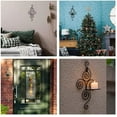 thumbnail image 7 of Wall Sconces Candle Holder Set of 2, Black Iron Candle Sconces Holders, Hanging Wall Candle Sconce for Living Room Bedroom Home Wall Decoration, 7 of 7
