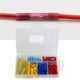 thumbnail image 5 of Juego de 60 terminales de crimpado aislados para cables eléctricos con conector a tope de PVC y caja, 5 of 9