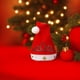thumbnail image 4 of Gorro navideño con corona de terciopelo dorado, 4 of 5