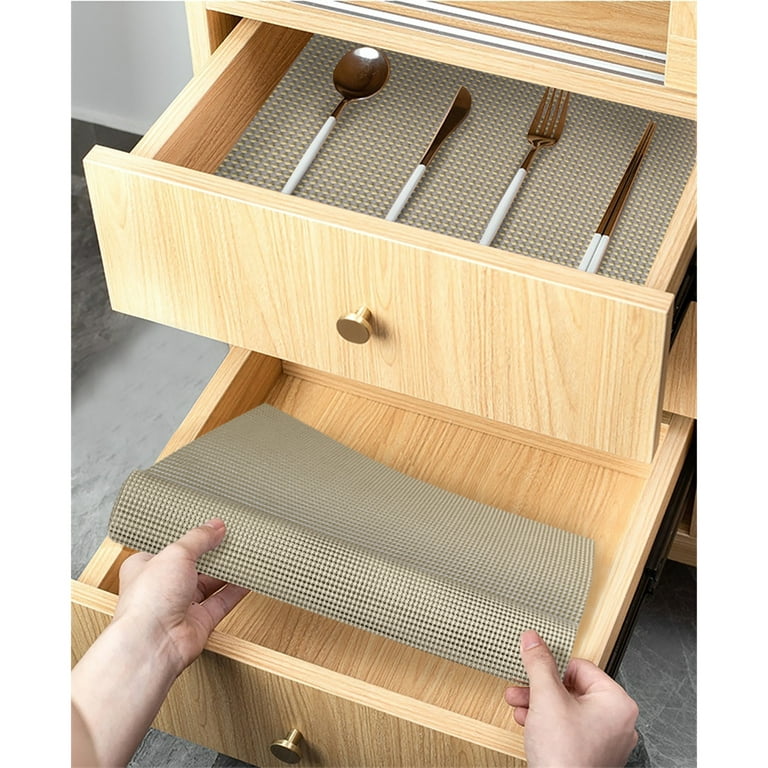 NEW Beige Shelf Liners Drawer and Shelf Liner Non Adhesive