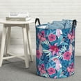 thumbnail image 5 of Vintage Cockatoo Parrot Flower Laundry Basket, Laundry Hamper Waterproof Laundry Bag Clothes Hamper Laundry Bin with Handles for Bedroom, Living Room, Kids Room-#, 5 of 5