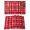 Red, variant on Red Plaid Placemats Set of 6, Modern Art Checkered Farmhouse Placemats for Dining Table, Place Mats for Kitchen Tabletop, Waterproof Wipeable Dining Table Mats Set