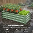thumbnail image 4 of Outsunny 4' x 2' x 1' Raised Garden Bed, Galvanized Planter Box, 4 of 10