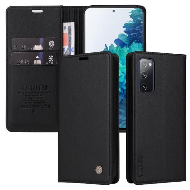 Funda para Samsung Galaxy S20 FE Estuche de Cuero PU Tipo Cartera con Ranuras para Tarjetas y Cierre Magnético