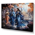 thumbnail image 2 of Designart "Vrindavans Playful Hinduisim Art wall art I" Spiritual Wall Art Print, 2 of 5