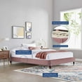 thumbnail image 4 of Modway Aviana Performance Velvet King Bed in Dusty Rose, 4 of 12