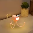 thumbnail image 4 of HAHDAXIA Cute Octopus Mobile Phone Holder Table Lamp LED Night Lamp, Octopus Night Light, Practical Clamp LED, Students Mini Table Lamps, Adjustable Brightness Battery Operated, Cute Stuff, B, 4 of 6