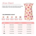 thumbnail image 3 of Vsdgher Étoile de Mer pour Filles Chemises de Nuit Manches Courtes à Volants Robe de Nuit Pyjama pour Fête Pyjama-Petit, 3 of 6