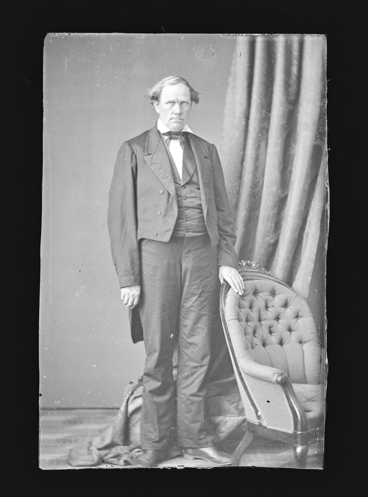 Portrait of John Wentworth Vivid Imagery12 Inch By 18 Inch Laminated