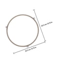 thumbnail image 6 of BRIGHTFUFU Microwave Turntable Ring Glass Plate Tray Support Holder Microwave Oven Tray Replacement Parts Swivel Roller Support Ring, 6 of 8