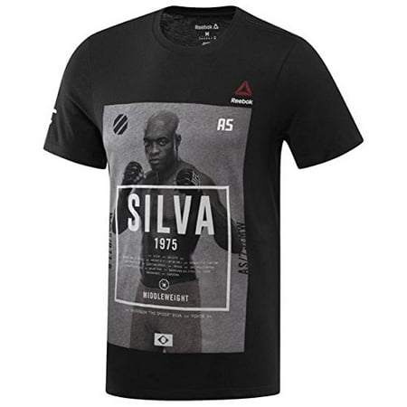 Reebok Men S Ufc Fan Anderson Silva Short Sleeve T Shirt Walmart