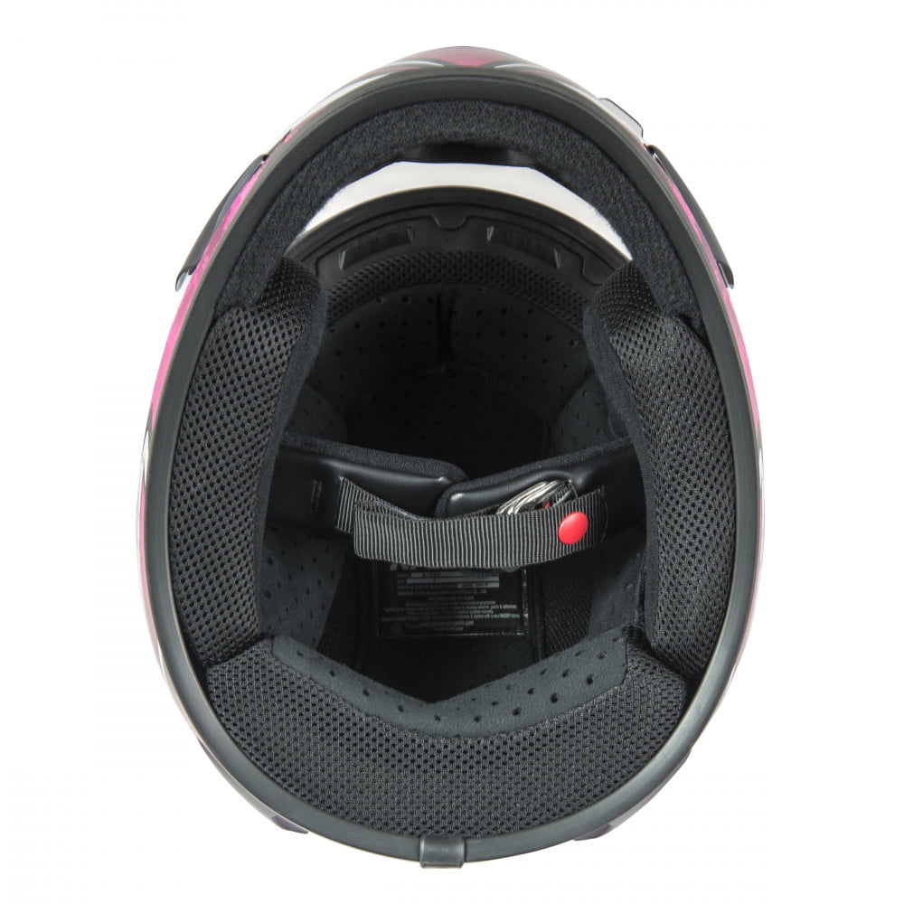 Raider Octane Full Face Helmet DOT Approved - Pink - Medium