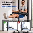 thumbnail image 6 of FED Fitness Sportsroyals Power Tower Pull Up Bar Station, 450LBS Stable Pull Up Dip Station for Home Gym, 6 of 10