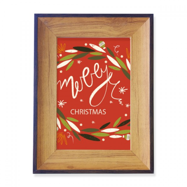 mas Colorful Garland Illustration Photo Frame Exhibition Display Art Desktop Painting
