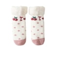 thumbnail image 1 of Krdevn Baby Socks - Rends Baby Slipper Socks Christmas Toddler Fuzzy Socks Warm Fleece Non Winter Socks - Socks for Baby Girl,Color:White,Size:2-4 Years, 1 of 4