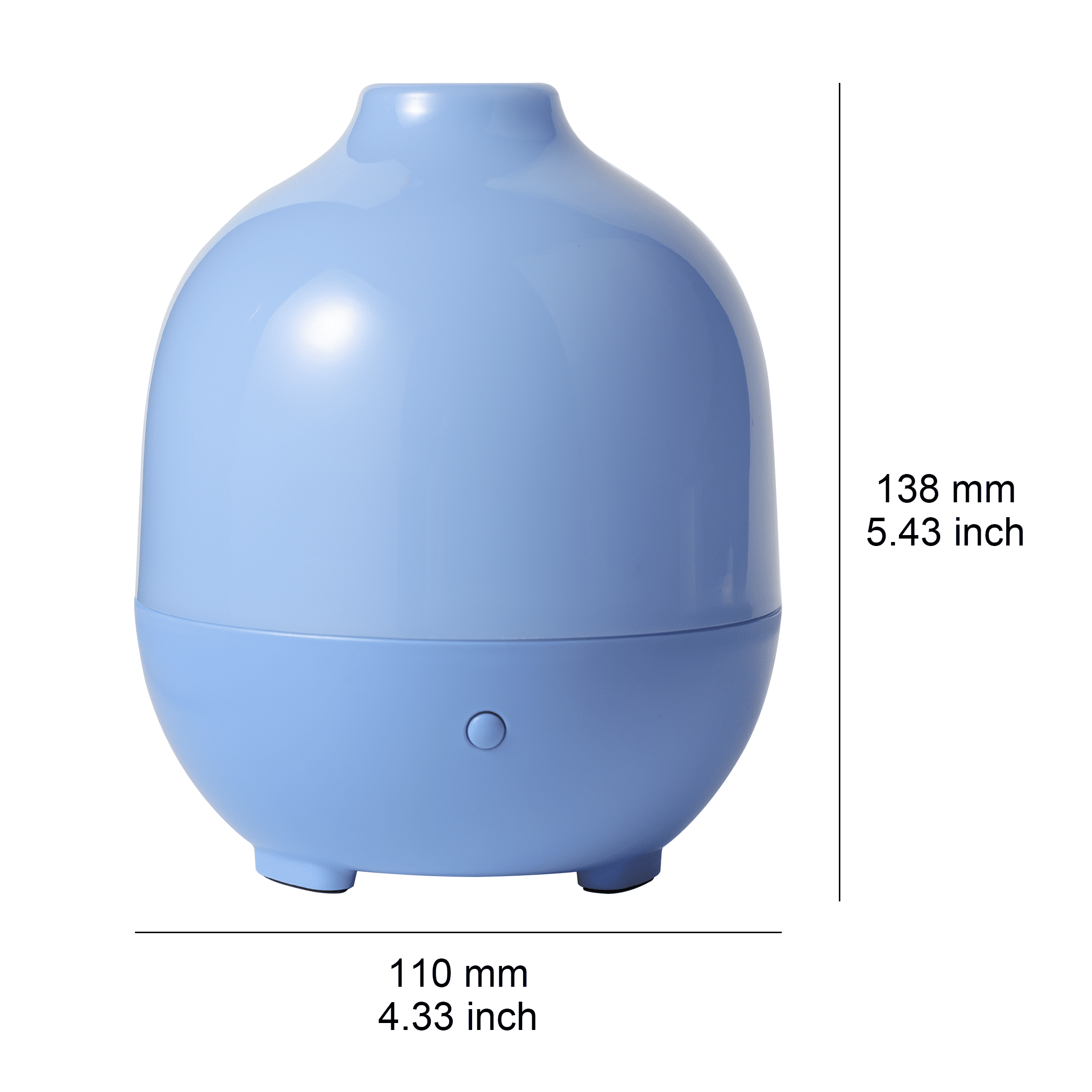 Mainstays 100mL Blue Jewel Tone Cool Mist Ultrasonic Oil Diffuser