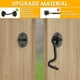 thumbnail image 1 of Pestillo para puerta de granero - Actualice 4 pulgadas Pestillo resistente con gancho y ojo Pestillos para puerta de pantalla Hardware Cerradura para puerta de dormitorio Puerta corrediza Armario, 1 of 3