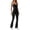 C-Black60, variant on DHFJKG One Piece Jumpsuits For Women Workout Spaghetti Strap Flared Leggings Scoop Neck Yoga Romper Seamless Gym Clothes Versatile Onesie