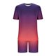 thumbnail image 4 of Blusa de Manga Corta Cuello Redondo Impresión Deportiva Camisa de Ajuste Delgado Poliéster Elástico Cintura Superior para los Hombres, Blusa Casual para el Uso Diario de Verano, 4 of 9