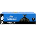 thumbnail image 3 of Great Value Large Outdoor Garbage Bags, 90L , 15bags, 3 of 4