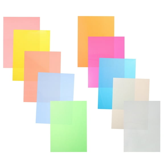 10 Pcs Shrink Film Boutonniere Pins Drawing Supply Heat Shrinkable DIY Shrink Paper