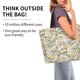 thumbnail image 2 of Balery Daisy Bolsa Tote Estilo Estético con Cremalleras, Bolsa de Hombro, Bolsa de Compras Grande y Plegable, 2 of 8