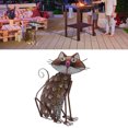 thumbnail image 4 of Patio Light, Cat Figurine Solar Lamp Iron  For Decoration, 4 of 8
