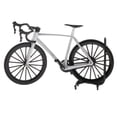 thumbnail image 1 of 1/14 bicicleta de carreras de aleación simulada Mini réplica de bicicleta modelo decoración artesanía Plata perfke Mini bicicleta fundida a presión, 1 of 8