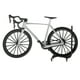 thumbnail image 1 of 1/14 bicicleta de carreras de aleación simulada Mini réplica de bicicleta modelo decoración artesanía Plata perfke Mini bicicleta fundida a presión, 1 of 8