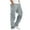 Gray cargo pants for men, variant on USSUMA Cargo Pants For Men Relaxed Fit Black Work Military Pants Casual Slim Fit Work Cargo Pants With Pockets