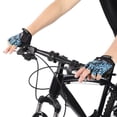 thumbnail image 4 of Guantes de ciclismo de montaña de verano, transpirables, de medio dedo, color azul XL, para exteriores, 4 of 8
