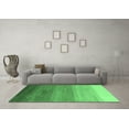 thumbnail image 3 of Ahgly Company Indoor Rectangle Abstract Emerald Green Modern Area Rugs, 4' x 6', 3 of 4