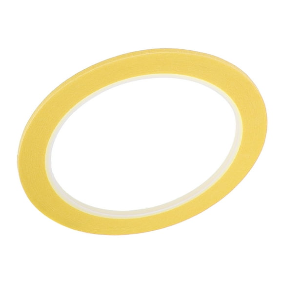 Unique Bargains Painters Tape 27.34 Yards x 0.08 Inches x 140 um Masking Master Tape Yellow 1 pc