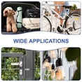 thumbnail image 7 of 3.3Ft(39.4 Inch) Safety Cable Lock, 8 Pcs 0.08 Dia Braided Stainless Steel Coated Security Cable Luggage Lock Wire Rope with Double Loop for Luggage Bicycles Doors Packages, Black, 7 of 7