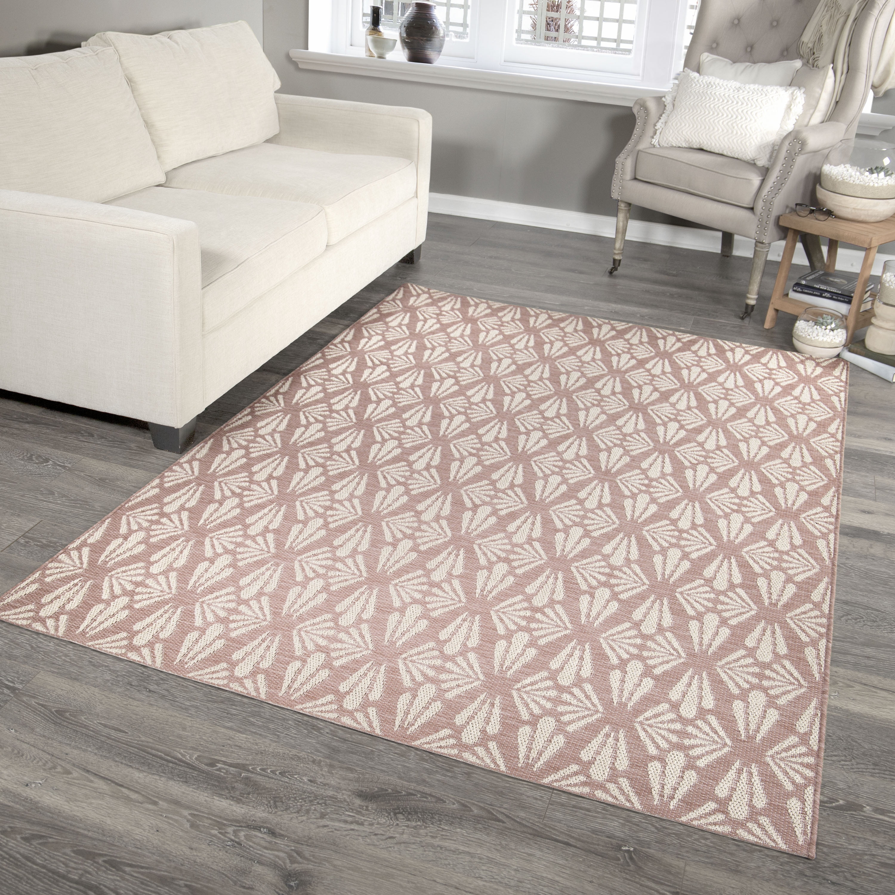 Orian Rugs Jersey Home She Sells Seashells Indoor/Outdoor Area Rug