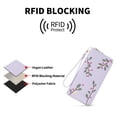 thumbnail image 4 of LOUEBICA Wallet Women Clutch Leather Wristlet Wallet Fashion Embossed RFID Blocking Credit Card Holder with Strap, 4 of 8