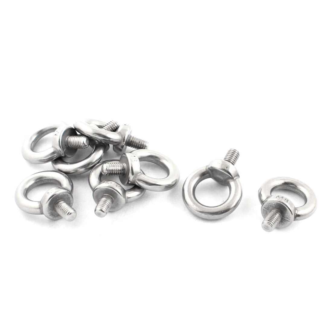 8PCS Stainless Steel Wire Rope Eye Bolt 8mm Thread Walmart Canada