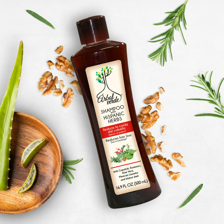Arbol Verde Natural Anti Hair Loss Shampoo with Natural Plants, 500 ml