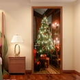 thumbnail image 3 of Christmas Creative 3D Door Sticker Christmas Tree Bedroom Study Bathroom Door Concealer Renovation Wall Sticker,SP-F806,S(38.5x200cmx2Pcs), 3 of 15