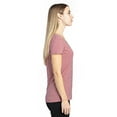 thumbnail image 3 of Ladies' Ultimate Short-Sleeve V-Neck T-Shirt - MAROON HEATHER - 2XL, 3 of 3