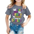 thumbnail image 1 of Haut Fille Pack Shorts Léopard Filles T-Shirt Décontracté Imprimé Col Rond Manches Courtes T-Shirt Décontracté, 1 of 5