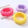 thumbnail image 3 of Banda para el cabello semiterminada de color sólido, banda para el cabello para maquillaje, lavado de cara, banda para el cabello femenina, banda para el cabello, 3 of 6