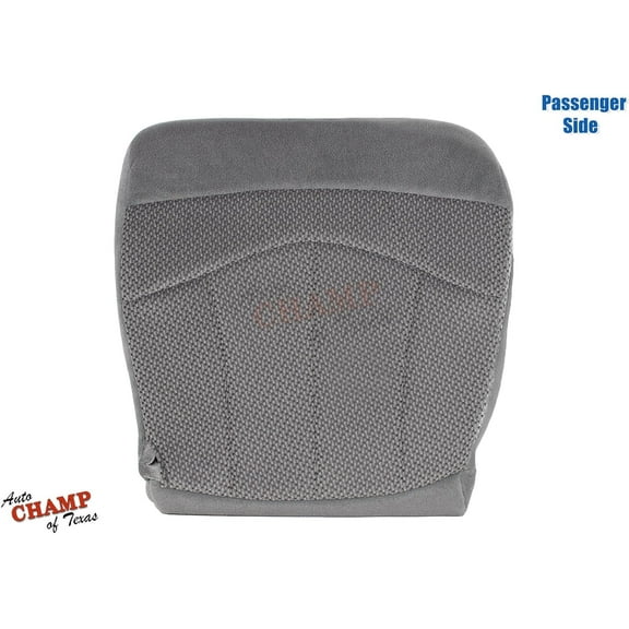 Auto Champ of Texas: Compatible with Passenger Side Bottom Replacement Cloth Seat Cover Gray Ford 1999–2003 F-150 XLT