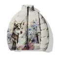 thumbnail image 5 of Abrigos de invierno para hombre con estampados de animales lindos y personalizados, parkas de tendencia de moda casuales y versátiles, chaquetas cómodas y cálidas para hombre, 5 of 5