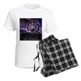 thumbnail image 4 of CafePress - A Fairy And A Dark Wolf Pajamas - Women's Short Sleeve Print T-Shirt and Pants Light Cotton Pajama Set, 4 of 7