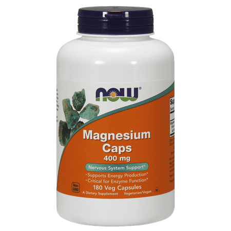 Best NOW Magnesium 400 mg Capsules, 180 Ct deal
