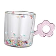 thumbnail image 3 of Taza de Vidrio de Doble Pared Macarena Taza Transparente con Asa Hecha a Mano para Té Bebida Caliente, 3 of 8
