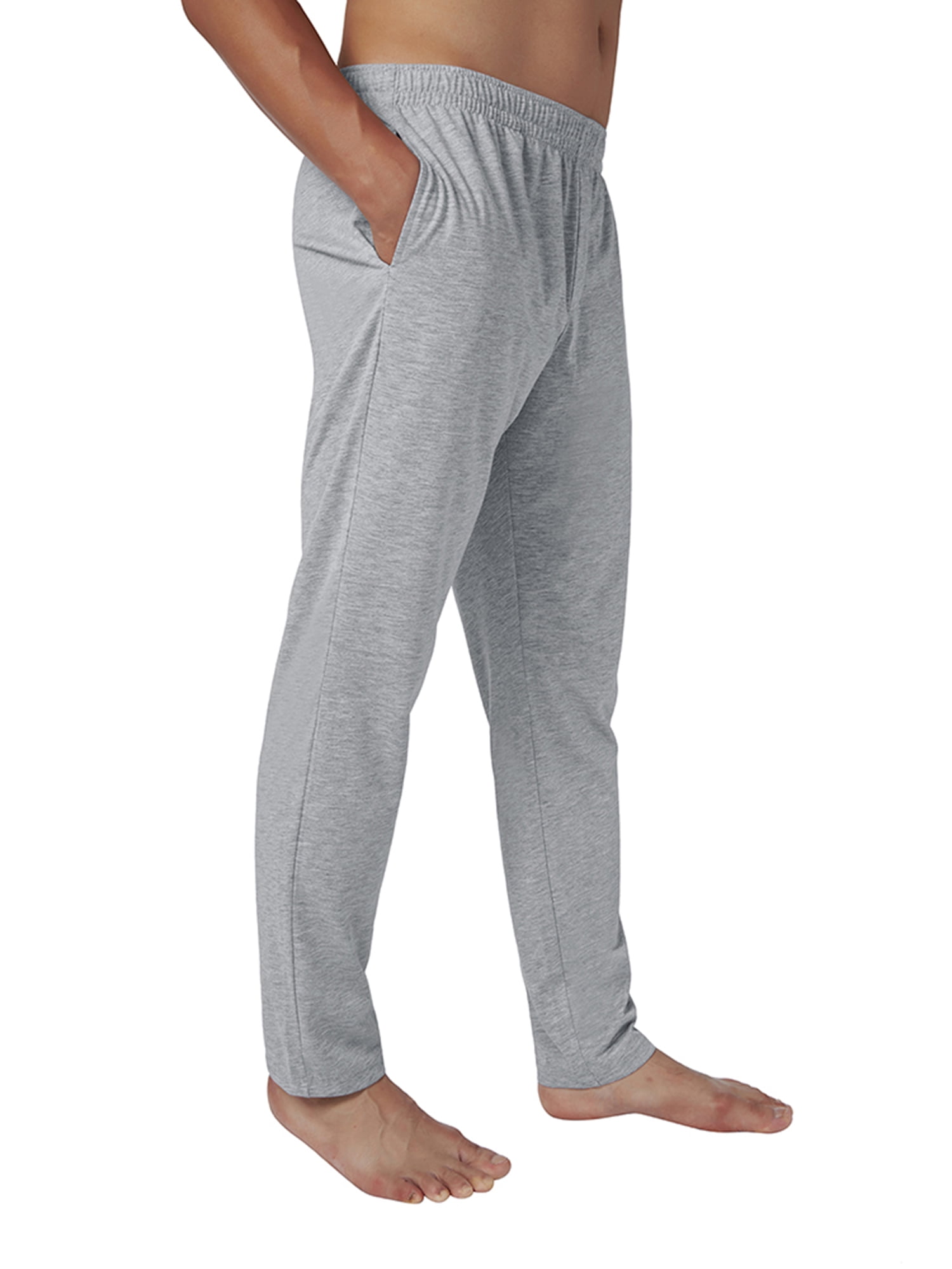 Men's Soft Cotton Knit Jersey Pajama Pants with Pockets, PJ Bottoms –  Alexander Del Rossa