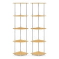 thumbnail image 2 of Furinno 2-99811BE Turn-N-Tube 5-Tier Corner Multipurpose Display Shelves, Set of 2, 2 of 5